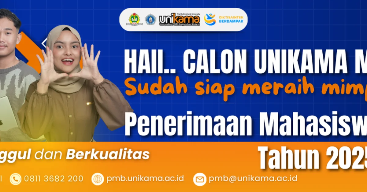 Pengumuman PMB UNIKAMA: Pembukaan Pendaftaran Mahasiswa Baru 2026/2027