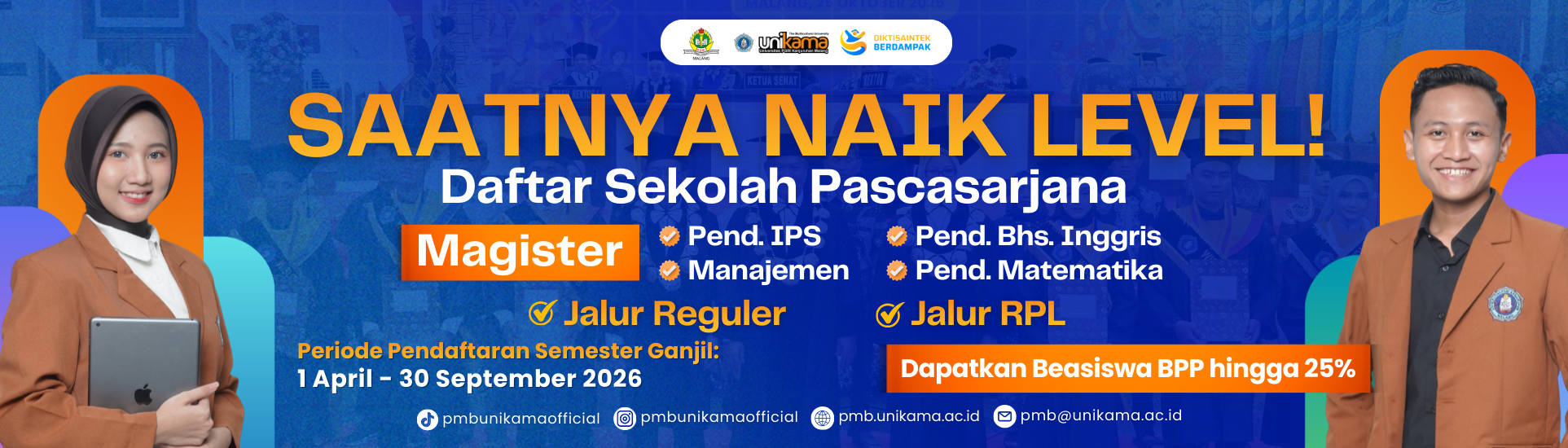 Pendaftaran Sekolah Pascasarjana